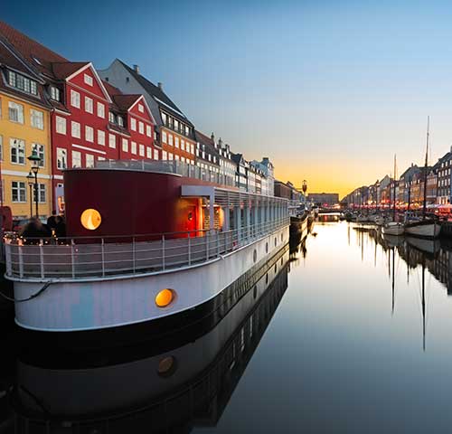 Image of Copenhagen city and canal